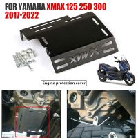 ♗♟ฟันเครื่องยนต์มอเตอร์ไซค์กันรอยสำหรับ Yamaha XMAX 300 XMAX300 XMAX250 X-MAX XMAX125 250 125อุปกรณ์เสริมภายใต้ฝาครอบป้องกัน