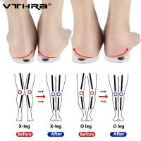 1 Pair Magnets Silicon Orthopedic Insoles Foot Care Tool For Men Women Health Care O/X Type Legs Knee Varus Correction Heel Pads Shoes Accessories