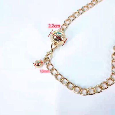 Sfghouse สายโซ่สําหรับกระเป๋า women bags bag chain gold bead