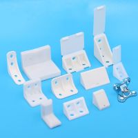 2-10pcs Nylon Plastic Corner Brackets Right Angle 90 Degree Plywood Cabinet Shelf Support Furniture Connector Hardware Fastener