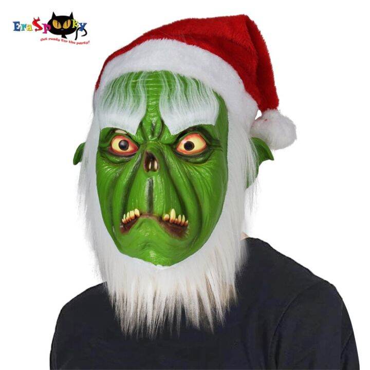 สยองขวัญ-grinch-หน้ากากคอสเพลย์คริสต์มาสเครื่องแต่งกายปาร์ตี้