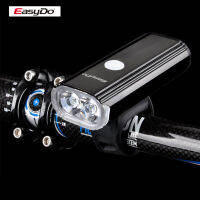 Easydo 1000Lumen ไฟหน้าจักรยาน Dual XGP LED 8โหมดอลูมิเนียม4400MAH แบตเตอรี่ Handlebar ด้านหน้าโคมไฟ EL-1110