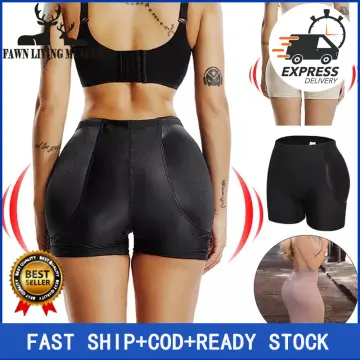 Women Padded Seamless Shorts Panty Breathable Butt Lifter Shaper