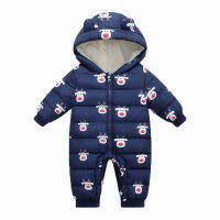 Autumn Winter Newobrn Baby Boys Jumpsuit For Baby Girls Cartoon Christmas Romper Kids Overalls For Children Clothes 3-24 Month