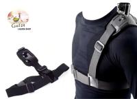 Shoulder Chest Strap Mount Harness Belt for GoPro Hero 11/10/9/8/7/6/5/4/3 Session SJCam YI ไหล่สายรัดหน้าอกเมาเทียมเข็มขัดสำหรับ GoPro Hero 11/10/9/8/7/6/5/4/3 เซสชัน SJCam YI