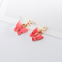 Anting Kupu-kupu Zirkon Manis a Korea Akrilik In Ear Studs Aksesoris Fashion