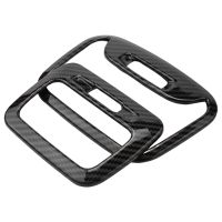 Car Carbon Fiber ABS Interior Head Reading Light Lamp Frame Cover Trim Fit for Xpander 2022 2023