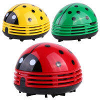 เครื่องดูดฝุ่นตั้งโต๊ะขนาดเล็ก Ladybug Dust Cleaner Desktop Coffee Dust Collector For Home Office Desktop Cleaning