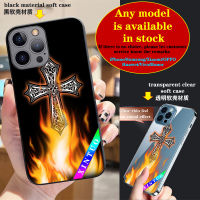 XINTUO เคสลายเปลวไฟเท่ๆสำหรับ iPhone 6 7 8 Plus X Xr Xsmax 11 12 13 14 Pro Max เคสมือถือ Samsung S23 Galaxy S22 S21 S20 Note20เฉียบ A14 A54 A53 A32เคส A12 OPPO Vivo Xiaomi Huawei กันกระแทกตัวป้องกัน