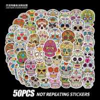 Skull Sticker Halloween Cartoon Hand Account Notebook Phone Luggage Decoration halloween Surrounding