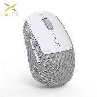 DELUX M520 removable shell mute button wireless mice Bluetooth 3.0+5.0 mouse multiple connection modes for laptops and PCs Basic Mice