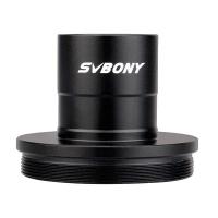 Svbony SV124 T-อะแดปเตอร์ สำหรับกล้องโทรทรรศน์ 0.965 ถึง M42 ด้ายชายพร้อมอะแดปเตอร์ Nikon หรือ Canon ทีริง สีดำ 5211028♘✷♚