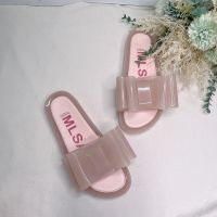 【ready stock】NewMelissa-Wear it daily with a big jelly bow for outdoor beach cool mops