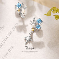 Thaya Firefly Earring Blue Clip 925 Silver newest Earrings For Luxury Special Original Fine Jewelry women gift