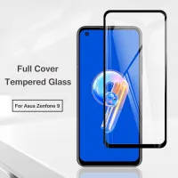 กระจกนิรภัยป้องกันเต็มพื้นที่ปกป้องหน้าจอสำหรับ Asus Zenfone 9 9z Zenfone9z Zenfone9 5.9 "9H โทรศัพท์พรีเมี่ยมบางพิเศษระเบิด-ฟิล์มป้องกันรอย