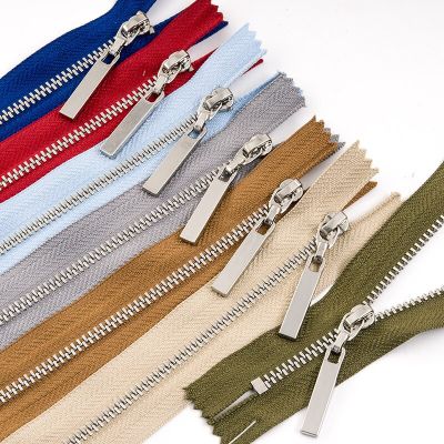 3# Metal Zipper 18/20/25cm Tooth Close-end Zip Closure Clothes Neckline Pocket Zipper Bag Repair Kit Garment Sewing Accessories Door Hardware Locks Fa