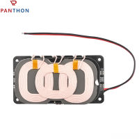 PANTHON Car โมดูลที่ชาร์จแบบไร้สายพลังงานสูง3คอยล์18W อินเตอร์เฟส Type-C DC12V โมดูลเครื่องส่งสัญญาณชาร์จไร้สายที่ชาร์จความเร็วสูงชนิด C 24V Type-C QI แผงวงจรตัวรับคอยล์