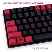 Keycaps Keycaps คีย์130 Keykeycapa ปุ่มกด PBT  เชอร์รี่โปรไฟล์ GMK Higanbana สำหรับคีย์บอร์ดแบบกลไก61 64 84 108 La