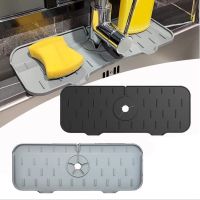 Kitchen Silicone Faucet Absorbent Mat Pad Sink Splash Guard Catcher Countertop Protector For Bathroom Gadgets
