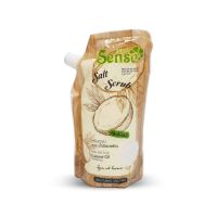 เกลือขัดผิว สูตร น้ำมันมะพร้าว "SENSE" Body Salt Scrub Oil Coconut 350g.