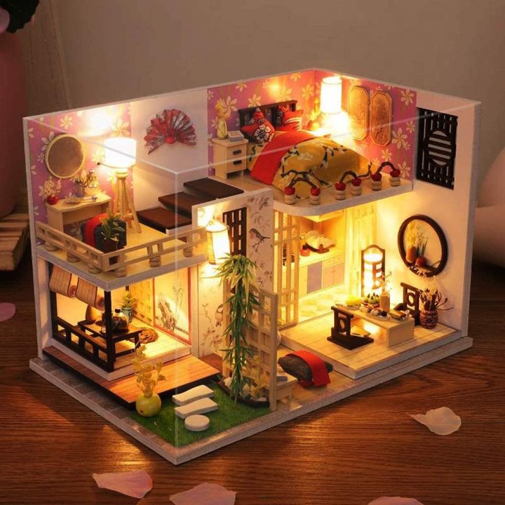 Mô hình nhà gỗ mini  Mô Hình Ngôi Nhà  Bộ mô hình lắp ghép Biệt Thự cao  cấp siêu đẹp độc đáo giúp phát triển trí thông minh và khả