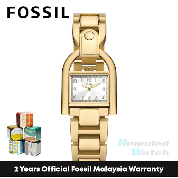 Official Warranty] Fossil ES5327 Women's Harwell Three-Hand Gold