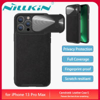 Nillkin เคส เคสโทรศัพท์ Apple iPhone 13 Pro Max Case Camshild Leather S Casing Slide Camera Protection Back Cover