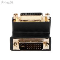 90 Degree Right Angled DVI 24 5 D DVI-I Digital Dual Link Male To Female Adapter