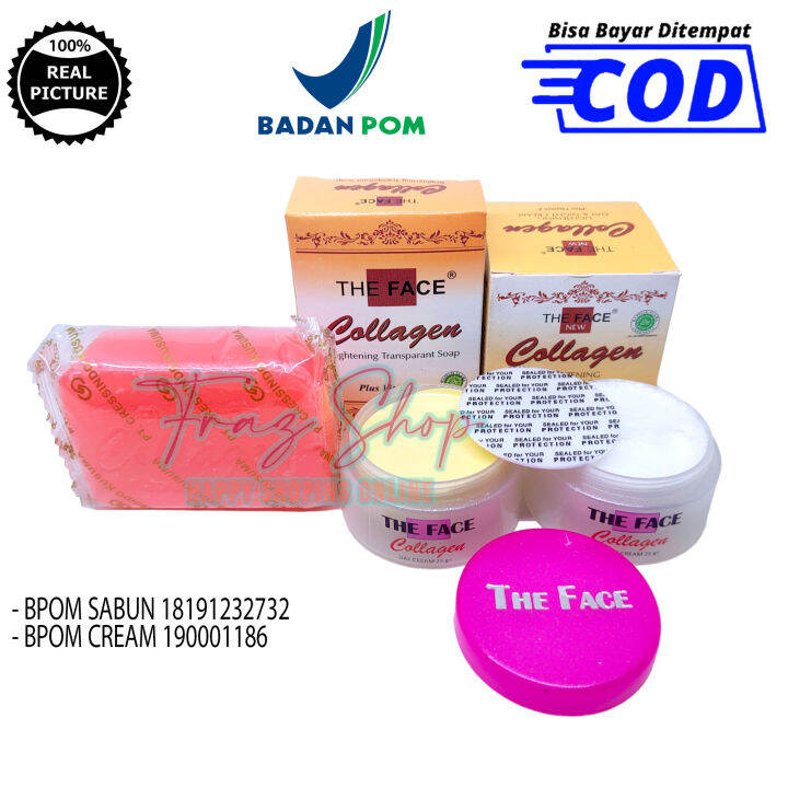 Cream Collagen The Face Plus Sabun Collagen The Face Lazada Indonesia
