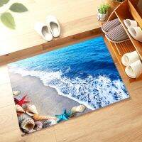 [COD] Manufacturers wholesale beach ocean entrance door living room floor mat home soft decoration can be cut at