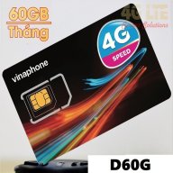 SIM VINA 3G 4G DATA TỐC ĐỘ CAO D60G Miễn Phí 1000p Gọi Nội Mạng thumbnail