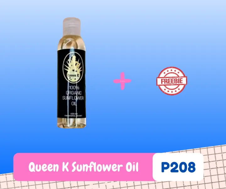 100 Authentic Queen K Sunflower Oil 100ml Skin Whitening Lazada PH