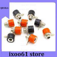 ixoo61 store 10pcs/lot 4mm Banana Binding Post Socket Insert Connector Nickel Plated Diy Tester Instrument Terminal