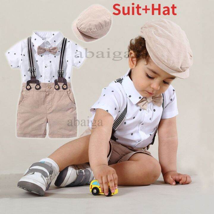 Newborn Baby Boy Clothes Christening Suit For Kids Baby 0-24 Month ...