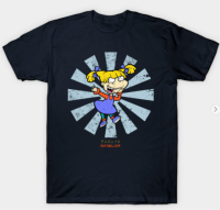 classic Angelica Retro Japanese Rugrats T-Shirt Mens 100% Cotton Round Neck Short Sleeve T-Shirt