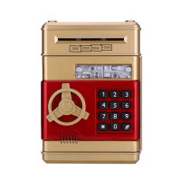ABS Funny Safety Piggy Bank Password Machine Toy Cash Coins Saving Box for Children Early Learning Supplies