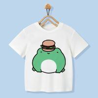 Cute Cartoon Frog Baby Shirt Clothing Hipster Girls Boys Crewneck Printing T-shirt Kawaii Summer Children T Shirt Tops,YKP044