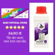 Nước lau kính canxi SABO-K, tẩy kính nhà tắm bám cặn canxi, ố mốc