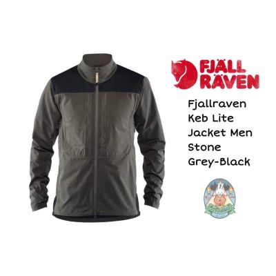 Fjallraven  Keb Lite Jacket Men Stone Grey-Black