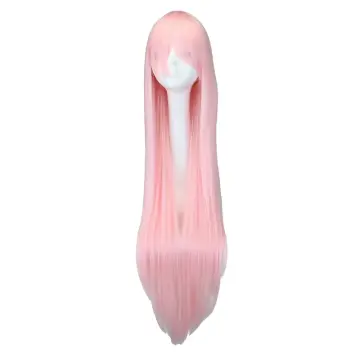 Pink wig outlet 100cm