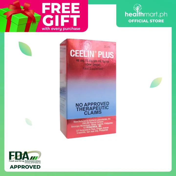 Ceelin Plus (30mL) Vitamin C + Zinc Drops Vitamins for Kids [OCTOBER