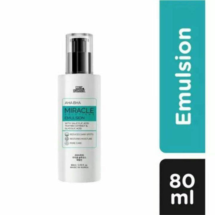 Luxe Organix AHA•BHA Miracle emulsion 80 ml | Lazada PH