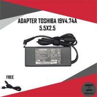 PRO+++ โปรโมชั่น ADAPTER NOTEBOOK TOSHIBA 19V4.74A*5.5X2.5 / สายชาร์จโน๊ตบุ๊คโตชิบ้า + แถมสายไฟ มีบริการจัดส่ง อะ แด ป เตอร์ อะแดปเตอร์ รถยนต์