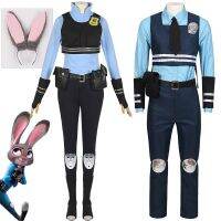 Crazy Cos ซูโทเปียจูดี้ Judy Rabbit เจ้าหน้าที่ตำรวจชุด Cos นิทรรศการการ์ตูนชุดคอสเพลย์การ์ตูนสำหรับผู้ชายและผู้หญิง