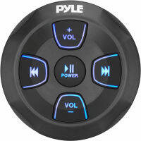 Pyle Wireless Bluetooth Audio Controller - Replacement Part for Model Numbers: PLMRMBT5B &amp; PLMRMBT5S. Connect and Stream Music from External Devices, Soft Buttons, Reliable Sound Reproduction