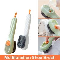 1pcs Multifunction Shoe Brush Soft Bristled Liquid Filled Up Wash Shoe Cleaning Tools Clothes Board Clean Kitchen Accessories Shoes Accessories