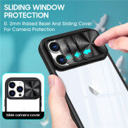 Slide Ống Kính Máy Ảnh Bảo Vệ Thanh Giảm Chấn Vỏ Điện Thoại Cho IPhone 14
