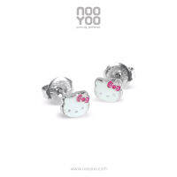 NooYoo ต่างหูสำหรับผิวแพ้ง่าย Hello Kitty Surgical Steel