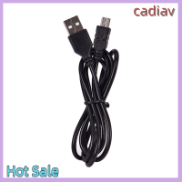 ของขวัญคริสต์มาส Cadiav 1M สายมินิ USB ยาวค่าธรรมเนียมการซิงค์ตะกั่วประเภท A ถึง5 Pin B ที่ชาร์จแบตเตอรี่โทรศัพท์