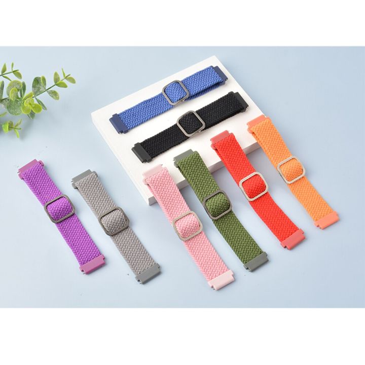 สายไนลอนสำหรับ-redmi-watch-3-active-samsung-galaxy-watch-6-5-5pro-4-classic-realme-watch-3-2s-pro-huawei-watch-gt-3-2-สร้อยข้อมือแบบสมาร์ทโลหะสายนาฬิกาแบบยืดหยุ่นที่วางจำหน่ายอย่างรวดเร็ว